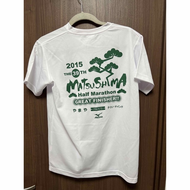 MIZUNO(ミズノ)のマラソンＴシャツ　松島ハーフマラソン　2015 Mサイズ スポーツ/アウトドアのランニング(ウェア)の商品写真