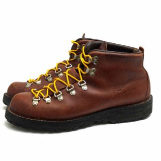 ダナー(Danner)のダナー／Danner マウンテンブーツ トレッキングブーツ シューズ 靴 メンズ 男性 男性用レザー 革 本革 ダークブラウン 茶 ブラウン  D-30520X MOUNTAIN LIGHT マウンテンライト ダナー式ステッチダウン製法 Vibramソール(ブーツ)