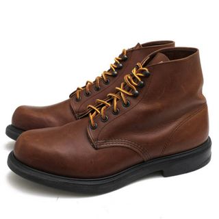 レッドウィング(REDWING)のレッドウィング／RED WING ワークブーツ シューズ 靴 メンズ 男性 男性用レザー 革 本革 ブラウン 茶  952 6-inch Super Sole スーパーソール グッドイヤーウェルト製法 プレーントゥ(ブーツ)