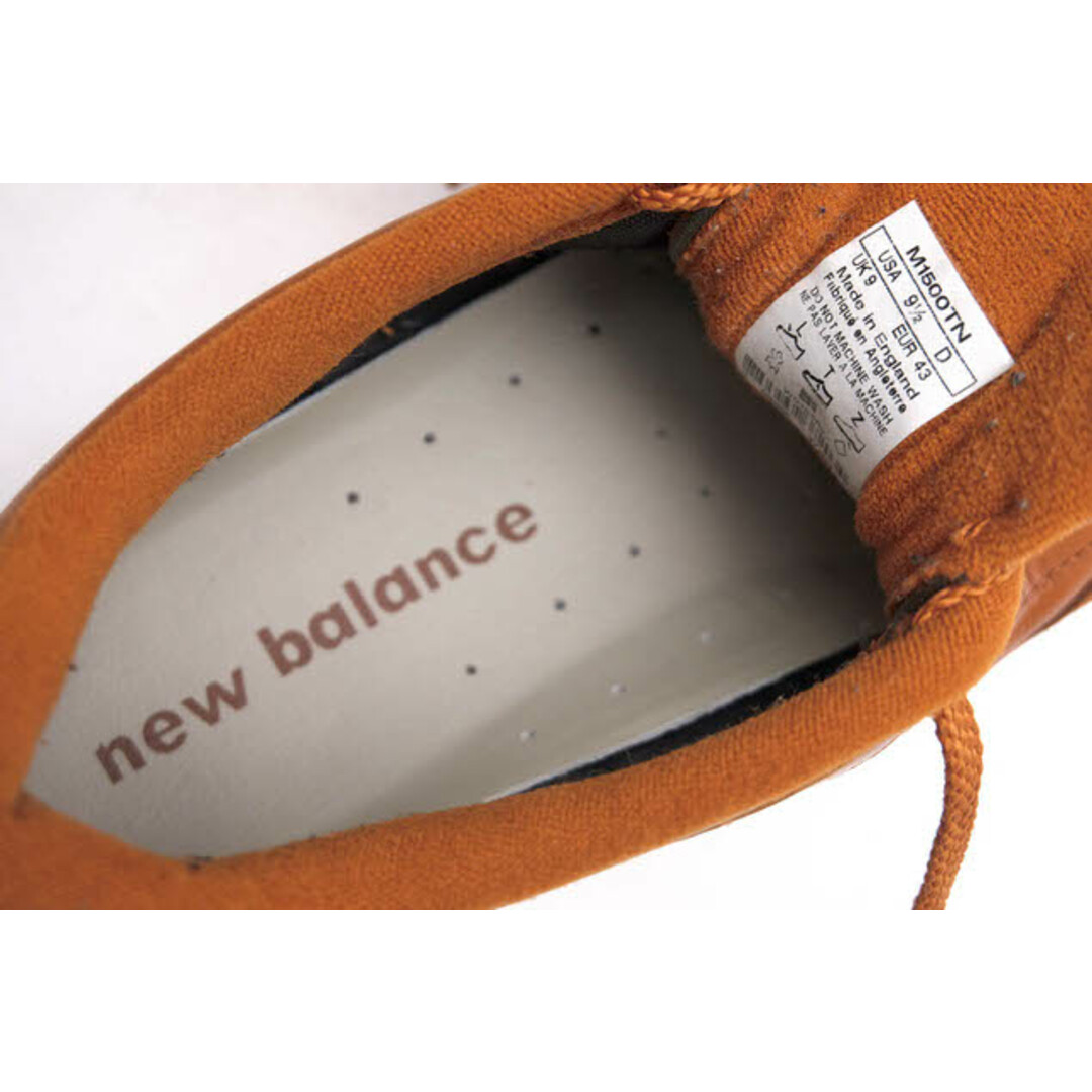 ニューバランス／NEW BALANCE シューズ スニーカー 靴 ローカット メンズ 男性 男性用レザー 革 本革 ブラウン 茶 M1500 TN  ENCAPミッドソール