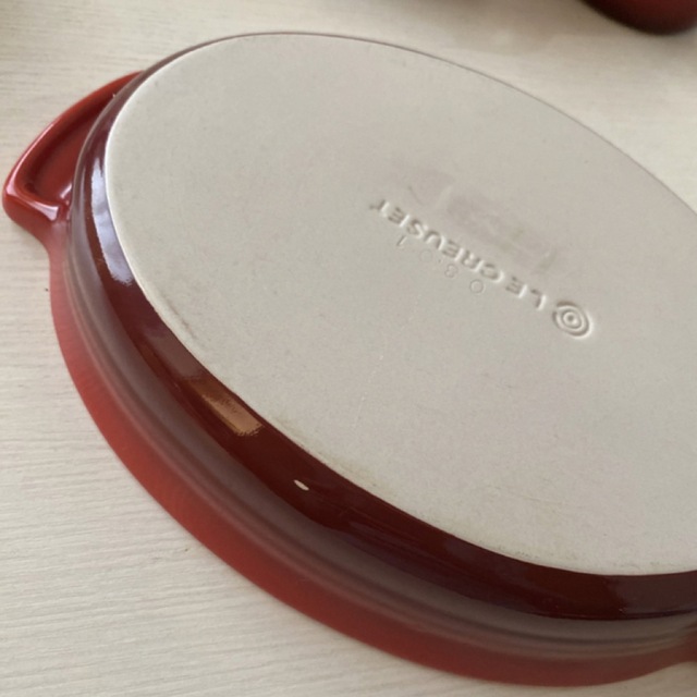 LE CREUSET  ルクルーゼ ♡ ココット 2コ  ＆ グラタン皿