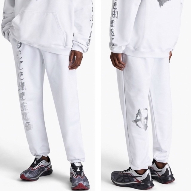 ニッサン・638 新品未使用 VETEMENTS anarchy sweat pants grey - 通販