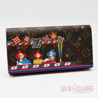 ルイヴィトン(LOUIS VUITTON)のルイヴィトン サラNM ヴィヴィエンヌ 赤 財布 M69747 新品同様(財布)