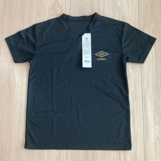 アンブロ(UMBRO)のアンブロ  Vネックシャツ　ブラック　150cm(Tシャツ/カットソー)