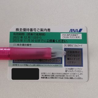 エーエヌエー(ゼンニッポンクウユ)(ANA(全日本空輸))のANA 株主優待券　割引券　１枚(その他)