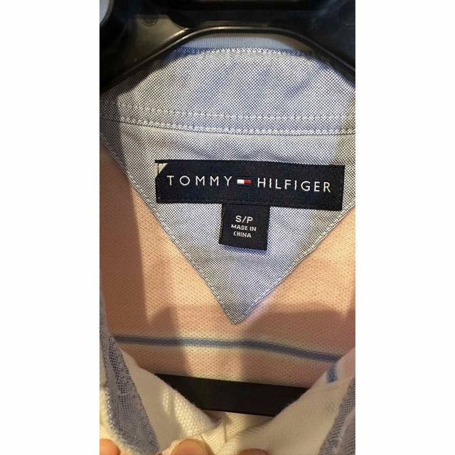 TOMMY HILFIGER(トミーヒルフィガー)の【TOMMY HILFIGER】ポロシャツ サイズS ピンク/ブルー メンズのトップス(ポロシャツ)の商品写真