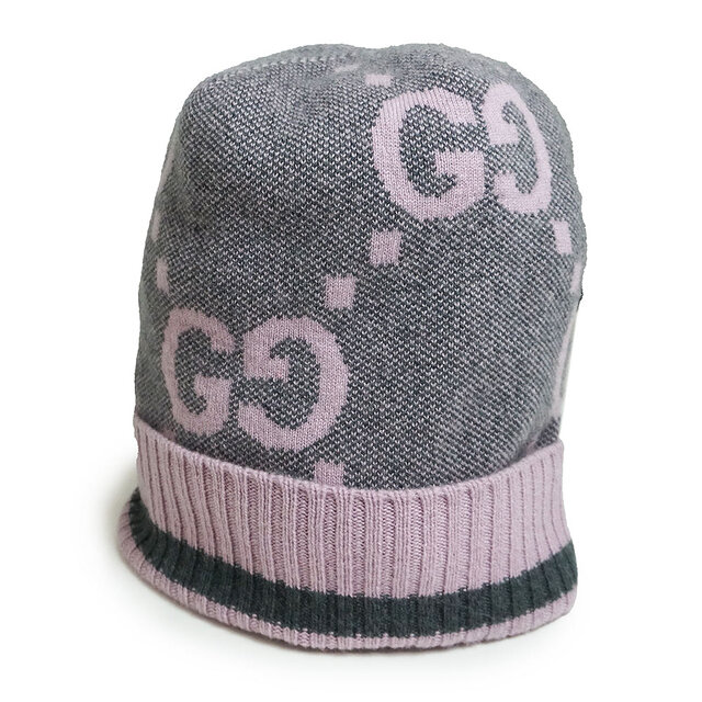 送料無料/新品】 Gucci - グッチ GG カシミアニット ハット ニット