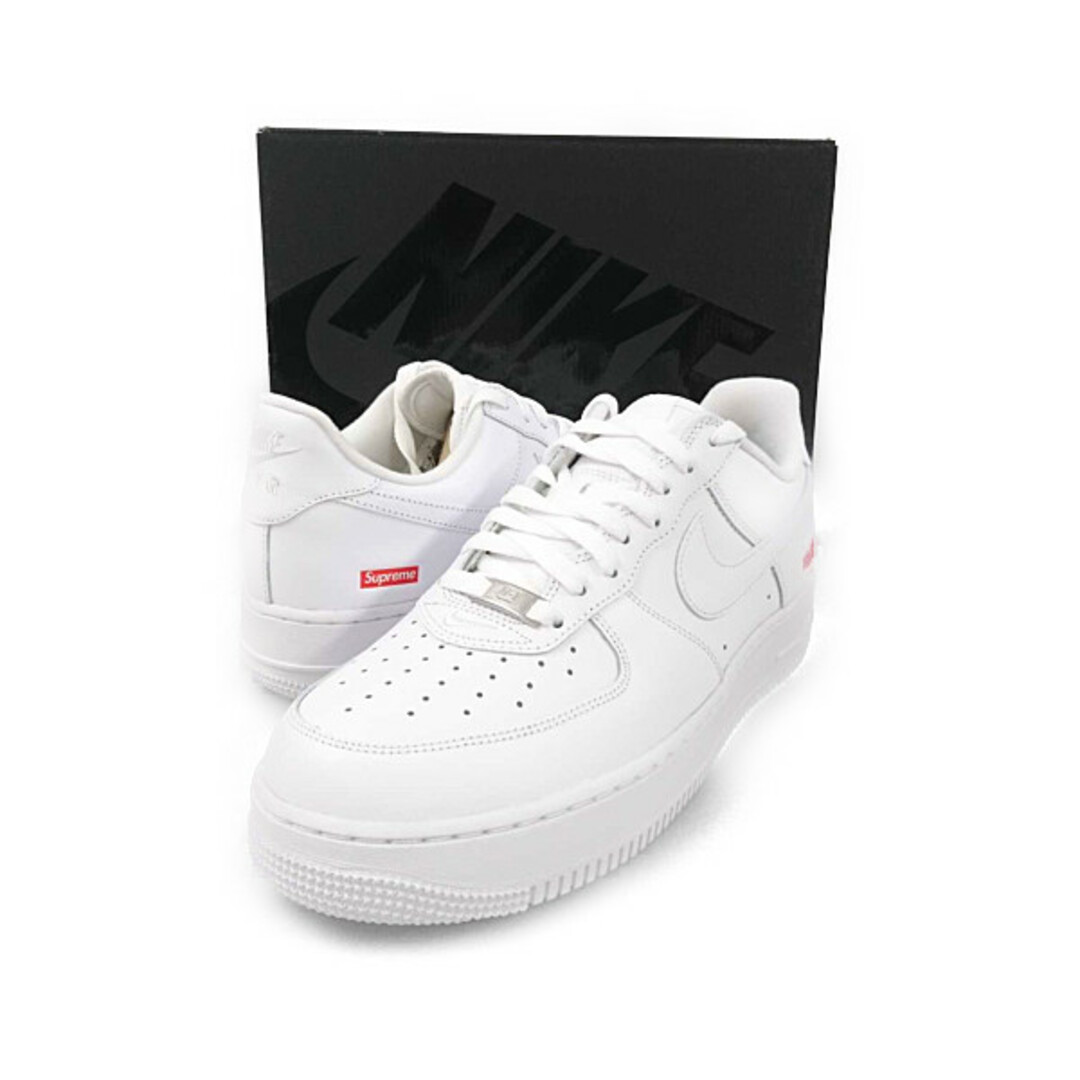 SUPREME×NIKE CU9225-100 AIR FORCE 1 LOW SP エアフォース シューズ ホワイト サイズUS10=28cm 正規品 / 29362