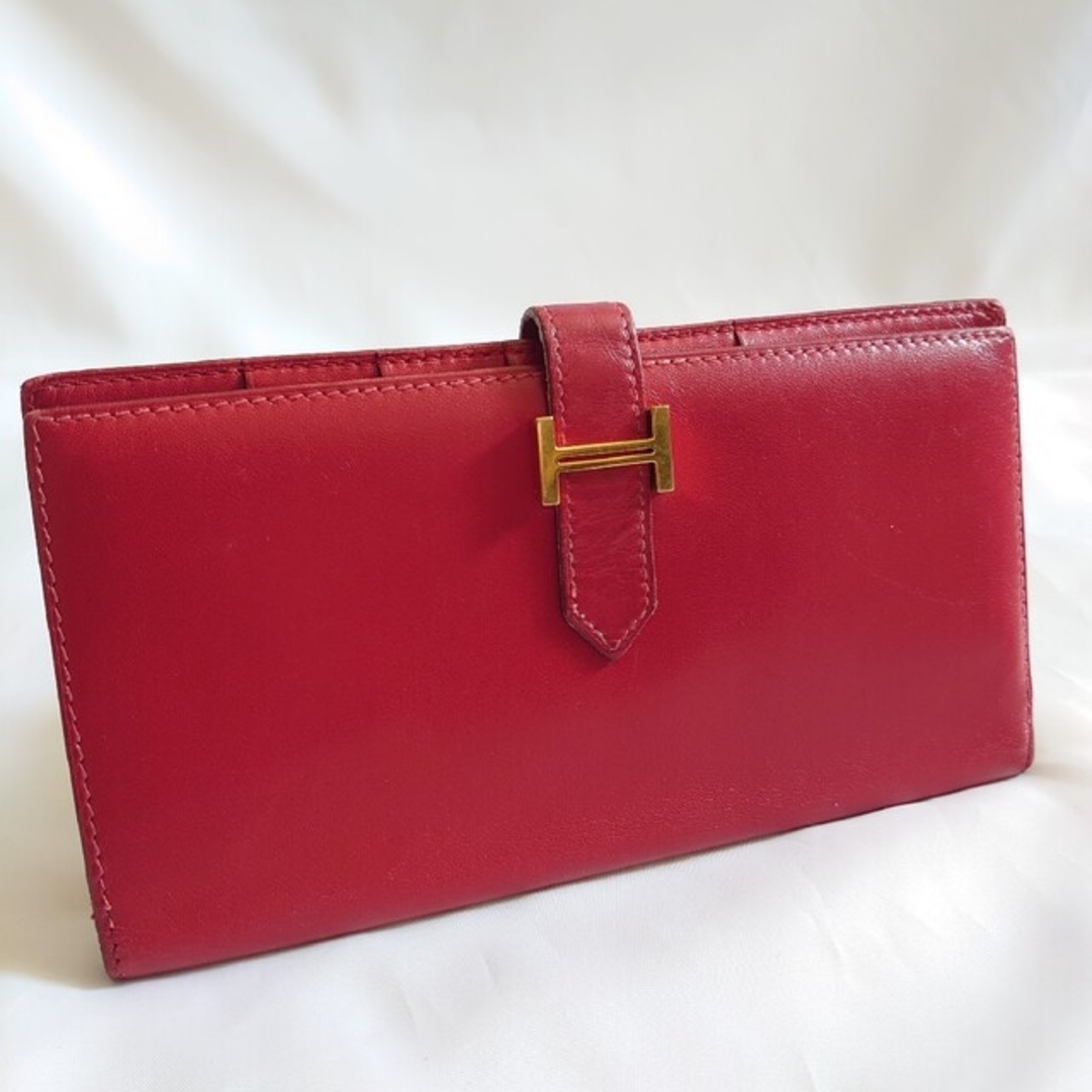 ヒート HERMES べアンボックスカーフ 長財布 - 通販 - qualhouse.pt