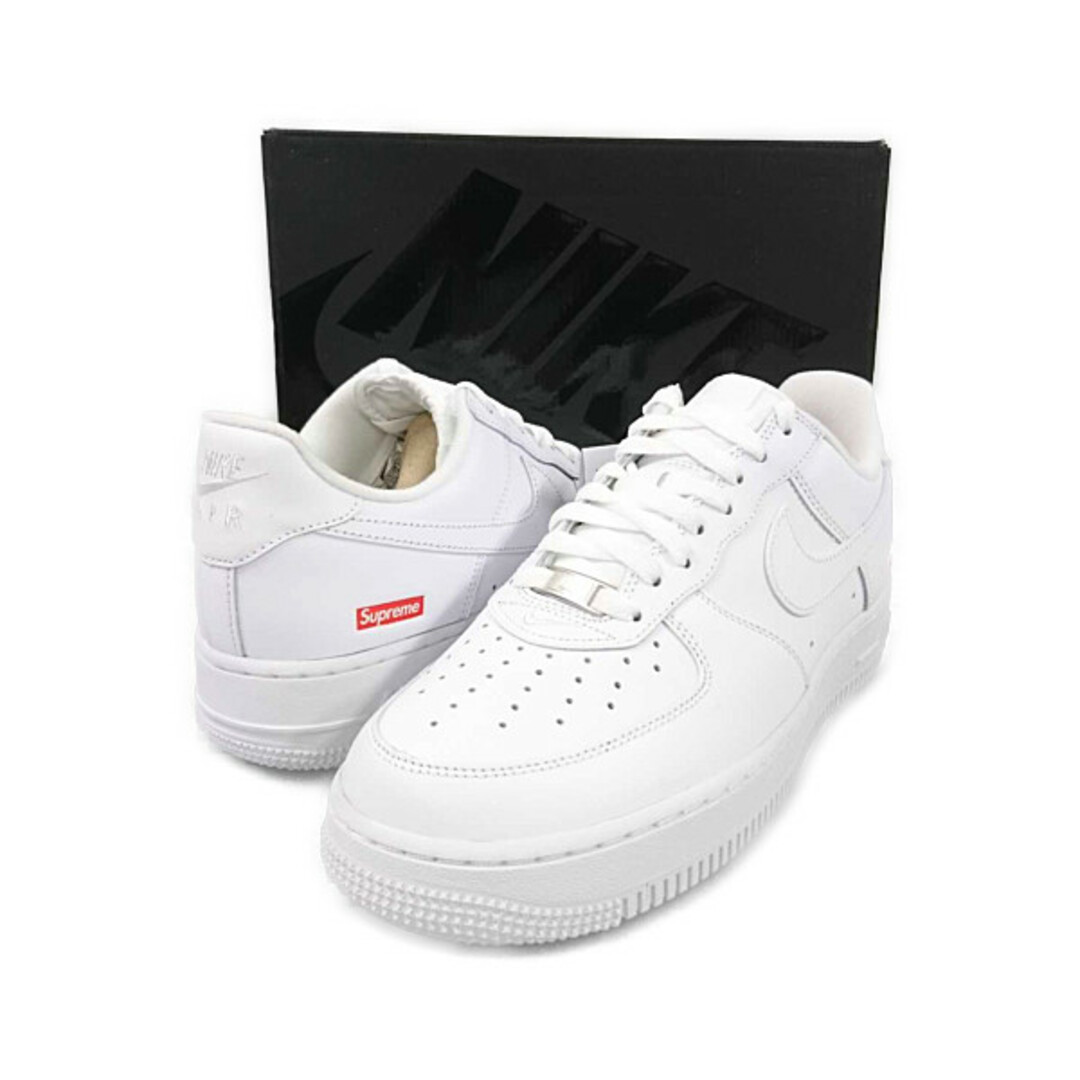 SUPREME ×NIKE ナイキ CU9225-100 AIR FORCE 1 LOW SP エアフォース シューズ ホワイト サイズUS8=26cm 正規品 / 28788