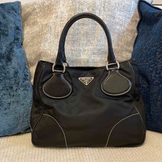 PRADA／ナイロンレザーハンドバッグ(ハンドバッグ)