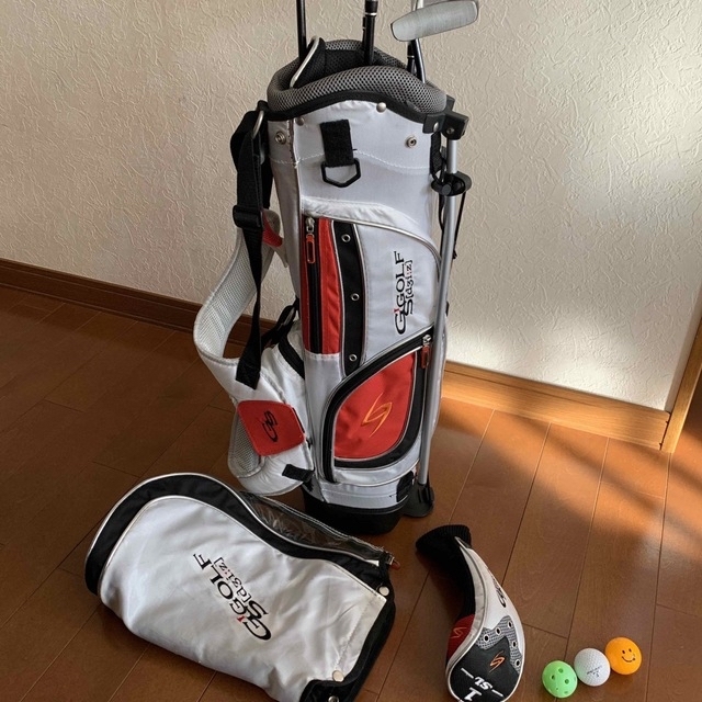 訳ありジュニアゴルフセット⛳️ G's GOLF スタンド式キャディバッグ 付