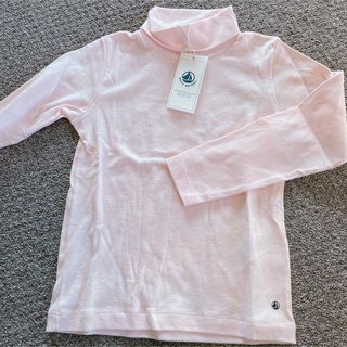 プチバトー(PETIT BATEAU)のプチバトー タートルネック ピンク 6a(Tシャツ/カットソー)