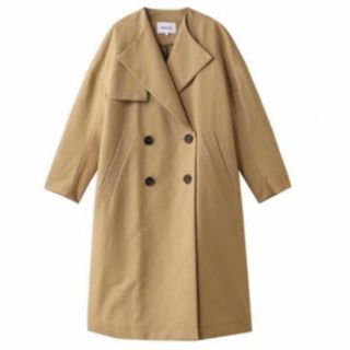 完売品】ENFOLD ドライストレッチ2wayCollarトレンチ ベージュ jc