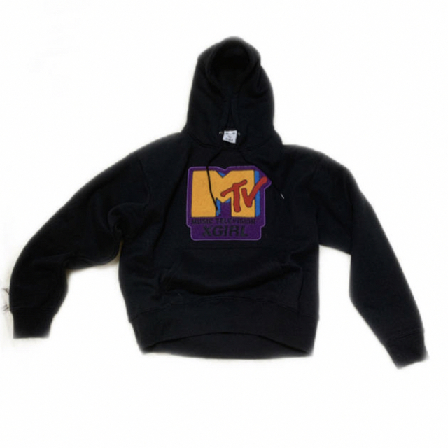 X-girl × MTV SWEAT HOODIE コラボフーディ