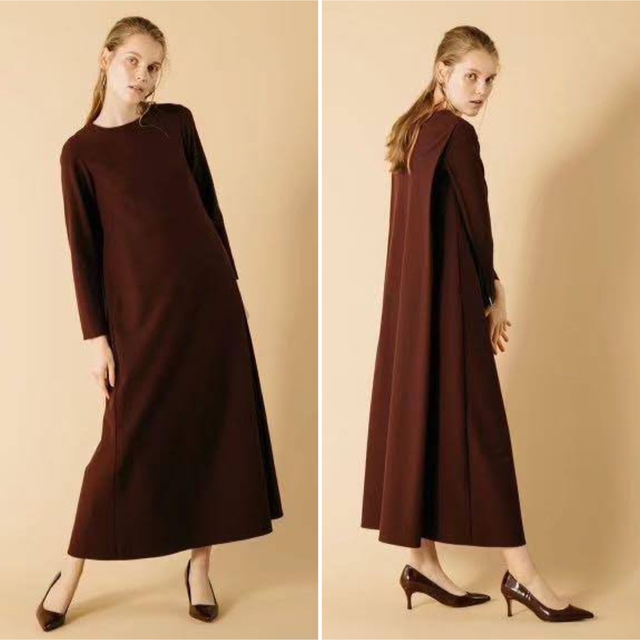 CELFORD - 【美品】CELFORD バックタックロングワンピースの通販 by