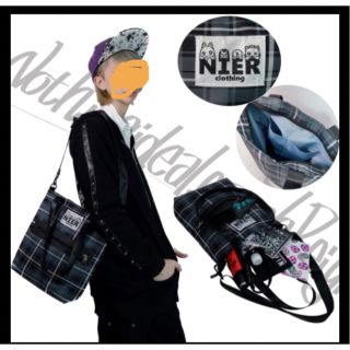 NieR　4POCKET 3WAY CHECKERED TOTE BAG(トートバッグ)