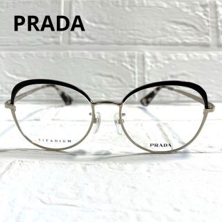 プラダ(PRADA)の日本製 未使用 PRADA プラダ メガネフレーム チタン おしゃれ べっこう風(サングラス/メガネ)