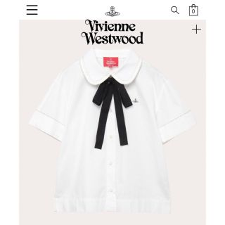 ヴィヴィアンウエストウッド(Vivienne Westwood)のaiko様専用ヴィヴィアンウエストウッド レースラウンドカラー ボウタイ付シャツ(シャツ/ブラウス(半袖/袖なし))