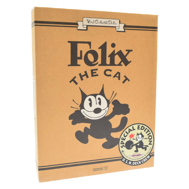 MEDICOM TOY(メディコムトイ)のMEDICOM TOY メディコムトイ ×Felix THE CAT VCD FELIX THE CAT U. S. N. DECK CREW Ver. トイズマッコイ フィリックス フィギュア 人形 ブラック/ホワイト メンズのアクセサリー(その他)の商品写真