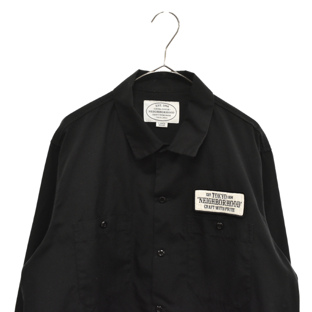 NEIGHBORHOOD ネイバーフッド 16AW CLASSIC WORK 162TSNH-SHM01 クラシックワークシャツ ブラック