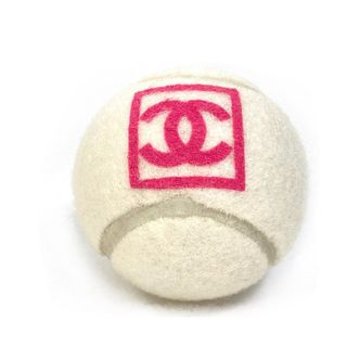 シャネル(CHANEL)のシャネル CHANEL ココマーク CC シャネルスポーツ インテリア  硬式用 ノンプレッシャーボール ボール ゴム ピンク×ホワイト(ボール)