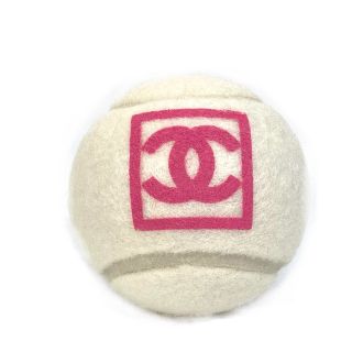 シャネル(CHANEL)のシャネル CHANEL ココマーク CC シャネルスポーツ インテリア  硬式用 ノンプレッシャーボール ボール ゴム ピンク×ホワイト(ボール)