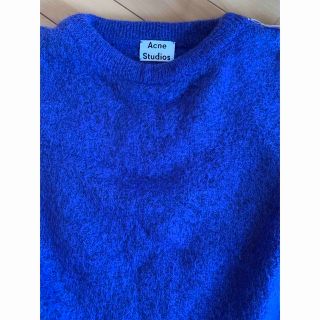 アクネストゥディオズ(Acne Studios)のACNE acne アクネ　ニット　青紫色　Acne Studios(ニット/セーター)