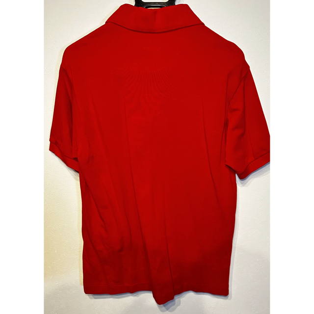 LACOSTE(ラコステ)の【LACOSTE】ポロシャツ サイズ4 赤 メンズのトップス(ポロシャツ)の商品写真
