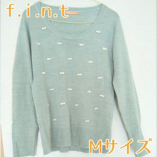 フィント(F i.n.t)のｆｉｎｔ ニット オリーブグリーン フィント(ニット/セーター)