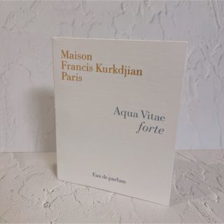 メゾンフランシスクルジャン(Maison Francis Kurkdjian)のアクア ヴィタエ フォルテ  フランシスクルジャン(ユニセックス)