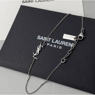 イヴサンローラン(Yves Saint Laurent)の[正規品新品同様]YSL シルバーブレスレット 値下げしました(ブレスレット/バングル)