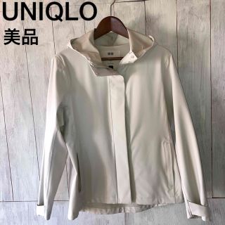 ユニクロ(UNIQLO)のユニクロ UNIQLO レディース ブロックテックパーカー L(ナイロンジャケット)