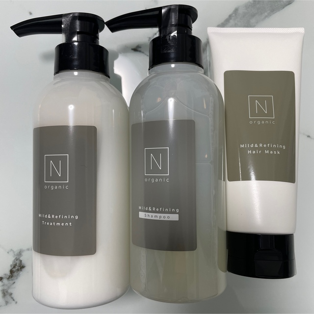 N organic(エヌオーガニック)の新品、未開封★Ｎ organic マイルド＆リファイニング ヘアケア３本セット コスメ/美容のヘアケア/スタイリング(シャンプー/コンディショナーセット)の商品写真