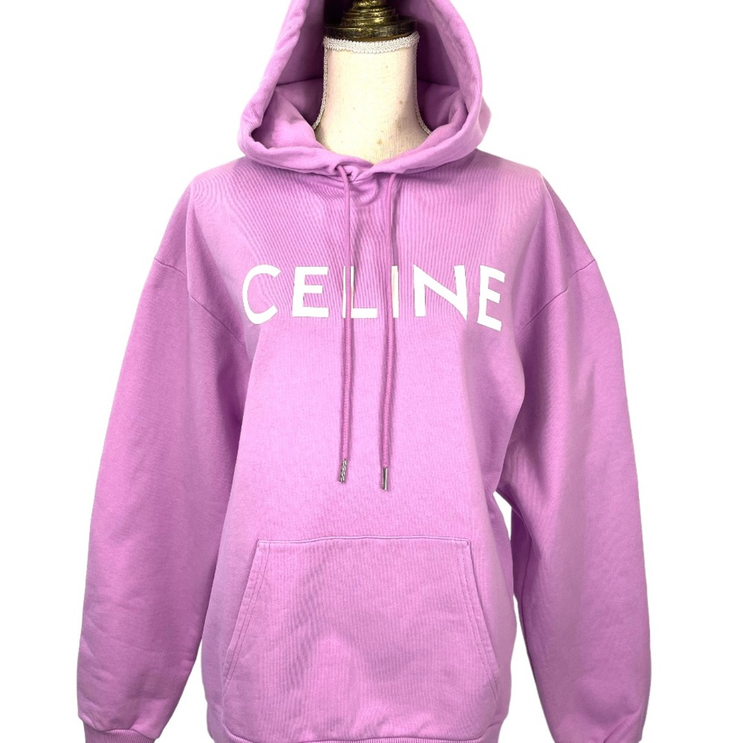 celine - [USED/中古]CELINE セリーヌ パーカー ロゴパーカー ピンク