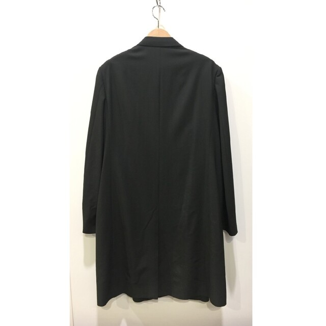 17SS Lad musician ウールギャバ ロングジャケット ブラック-