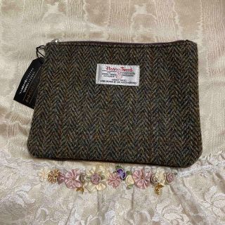 ハリスツイード(Harris Tweed)の🐇新品🐇ハリスツイード🐇フラットポーチ🐇(ポーチ)