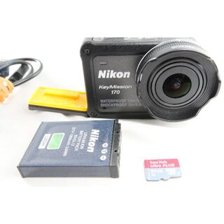 ニコン(Nikon)のマイクロSDカード64GB付き！ Nikon　KeyMission 170(コンパクトデジタルカメラ)
