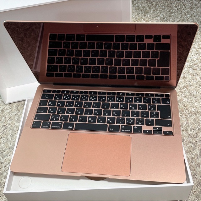 Apple - MacBookAir 13インチ ゴールドの通販 by 🐱|アップル Apple - MacBookAir 13インチ ゴールドの通販 by 🐱|アップル