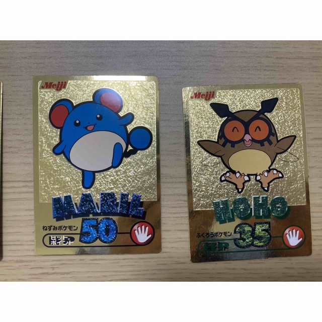 Meij ポケモン　ゲットカード　金　まとめ　4枚 エンタメ/ホビーのアニメグッズ(カード)の商品写真