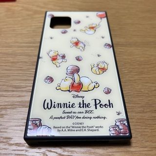 ディズニー(Disney)のAQUOS sense4 ケース　くまのぷーさん(Androidケース)