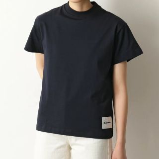 美品　ジルサンダー　JILSANDER レディース　Tシャツ　ロゴ　オーガニック