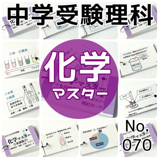 ❗️25日まで1名限定割引【100】中学受験　算数・国語・理科・社会　暗記カード 6