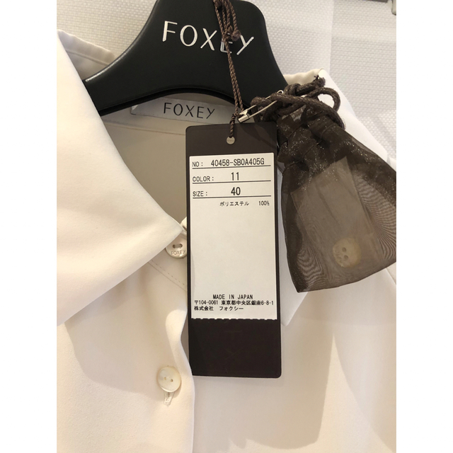 FOXEY　フォクシー　半袖シャツ ブラウス　美品サイズ40