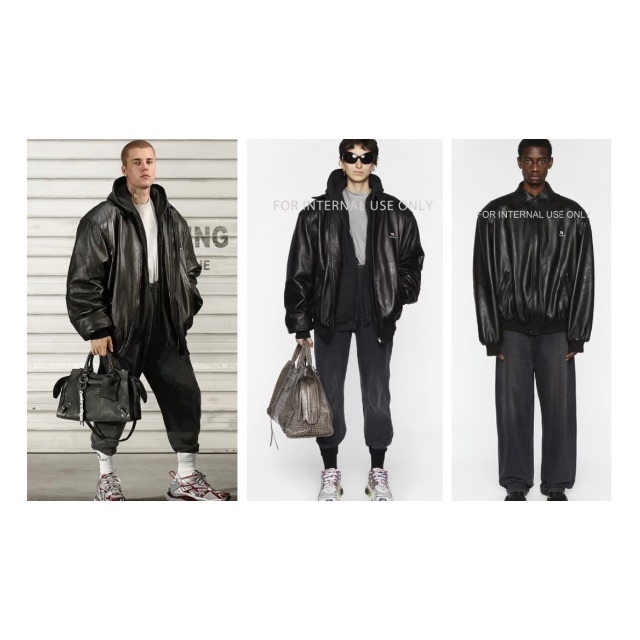 BALENCIAGA TAXI LEARHER JACKET