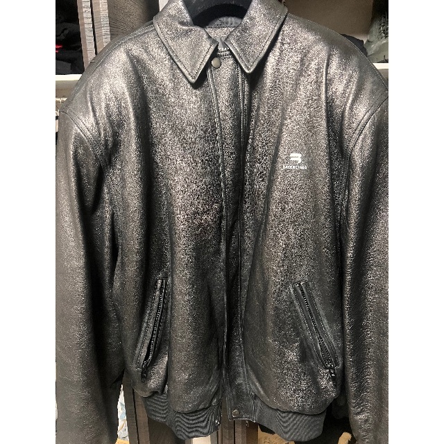 BALENCIAGA - BALENCIAGA TAXI LEARHER JACKETの通販 by もんじ BALENCIAGA - BALENCIAGA TAXI LEARHER JACKETの通販 by もんじ