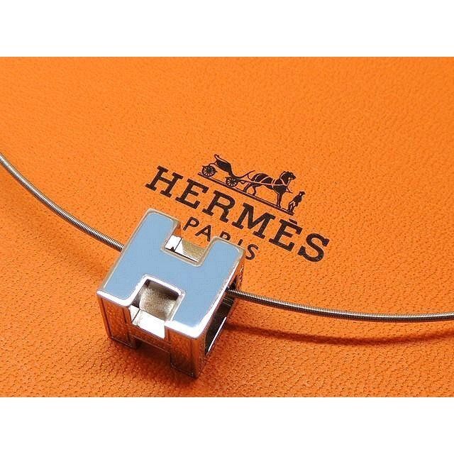 新品同様 エルメス ネックレス □ カージュドアッシュ Hキューブ