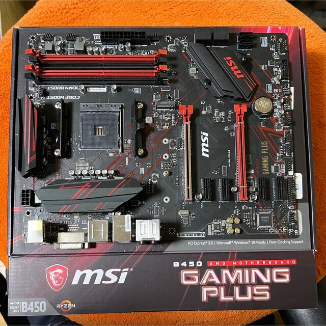 MSI B450 GAMING PLUS マザーボード - PCパーツ