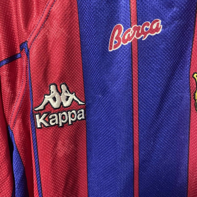 Kappa - 中古カッパ製FCバルセロナ96-97年度ユニフォーム(ホーム)size