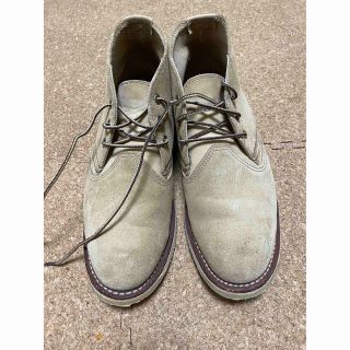 レッドウィング(REDWING)のレッドウイング　ブーツ　ベージュ　27.5cm(ブーツ)